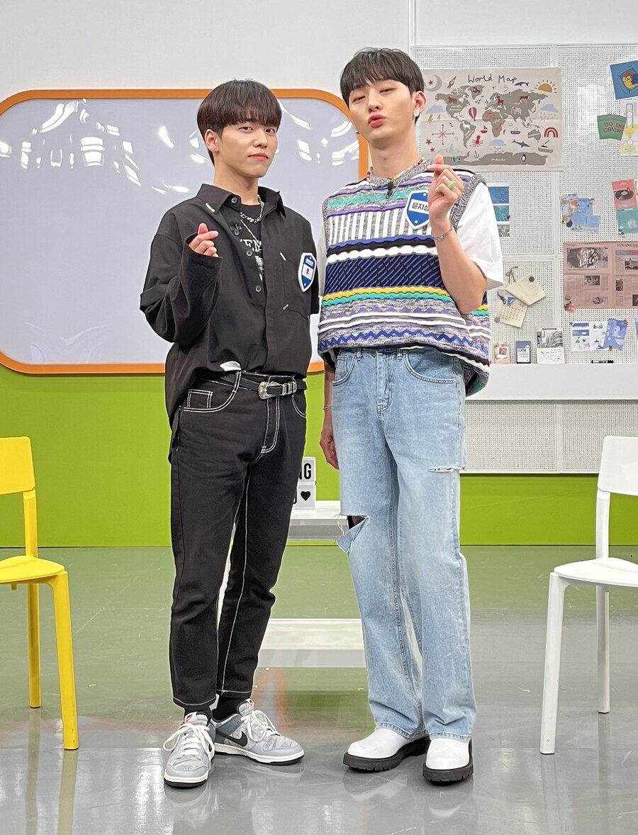 ▲ 온앤오프 유(왼쪽), 윤지성. 제공| U+아이돌라이브