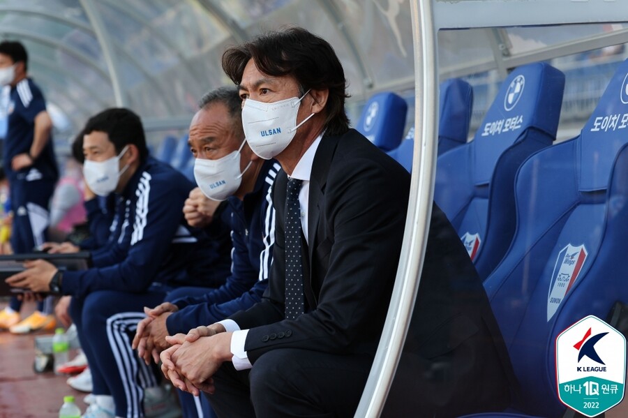 ▲ 홍명보 울산 현대 감독. ⓒ한국프로축구연맹