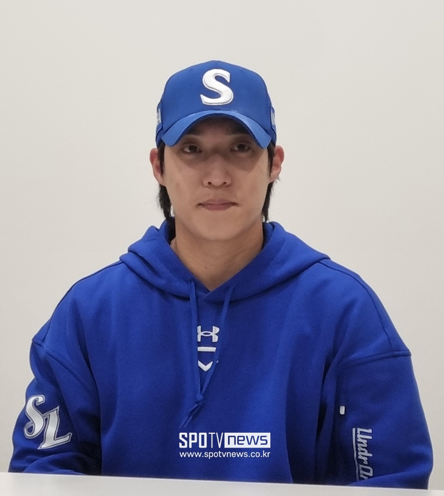 ▲ 삼성 라이온즈 투수 원태인.ⓒ사직, 박정현 기자
