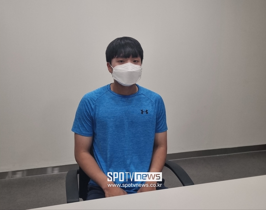 ▲ 삼성 라이온즈 외야수 김현준.ⓒ사직, 박정현 기자