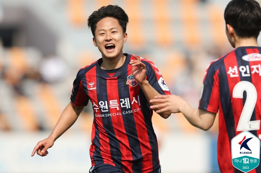 ▲ 최근 5경기에서 모두 공격포인트를 기록한 이승우. ⓒ한국프로축구연맹