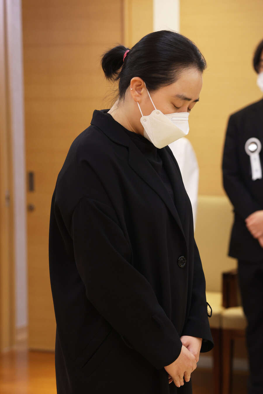 ▲ 빈소를 찾은 배우 문근영. 제공|故강수연배우장례위원회