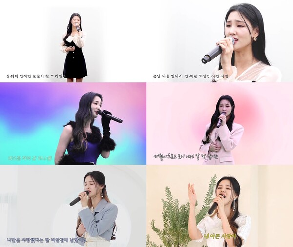 ▲ 황우림이 다양한 노래를 커버하고 이를 유튜브에 올리고 있다. 유튜브 화면 캡처