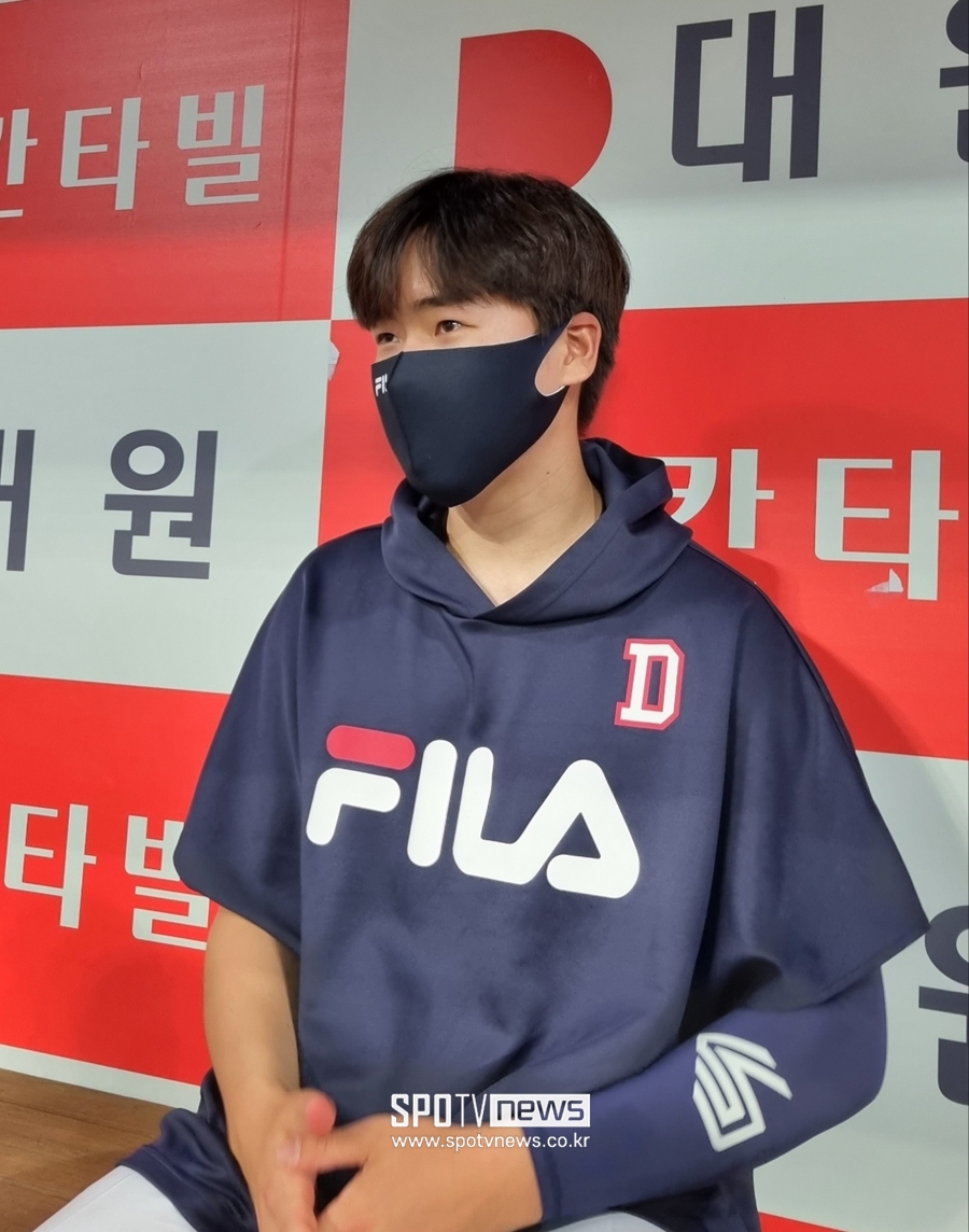 ▲ 두산 베어스 투수 최승용.ⓒ고척, 박정현 기자