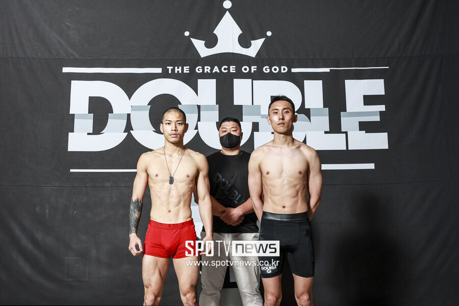 ▲ 더블지FC 12에서 황영진과 박상현이 밴텀급 타이틀전을(위), 이준영과 최동훈이 플라이급 타이틀전을(아래) 치른다.