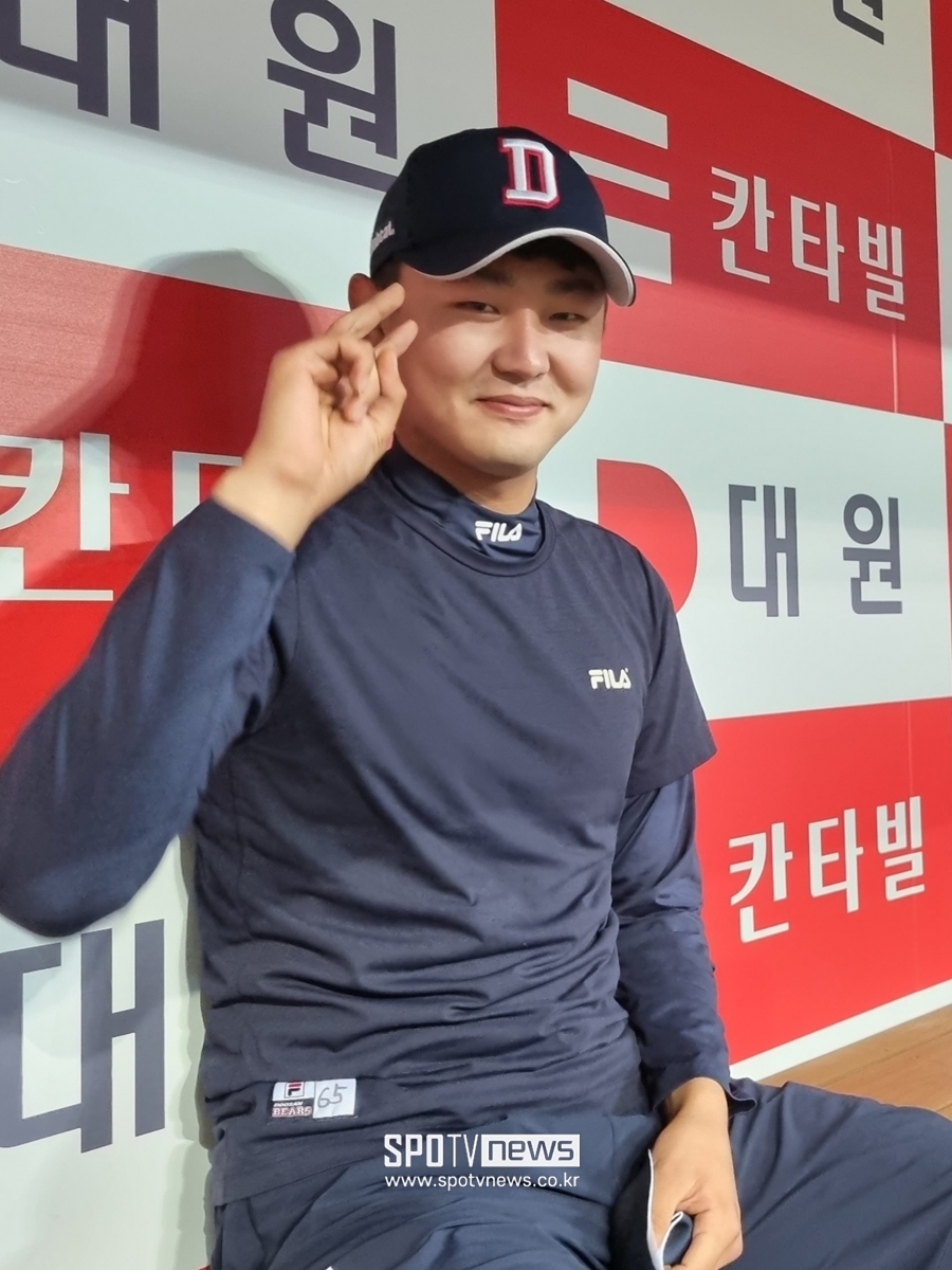 ▲ 두산 베어스 투수 정철원.ⓒ고척, 박정현 기자