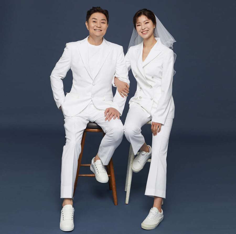 ▲ 결혼 4년 만에 이혼한 정재용(왼쪽), 이선아. 제공| 쥬비스