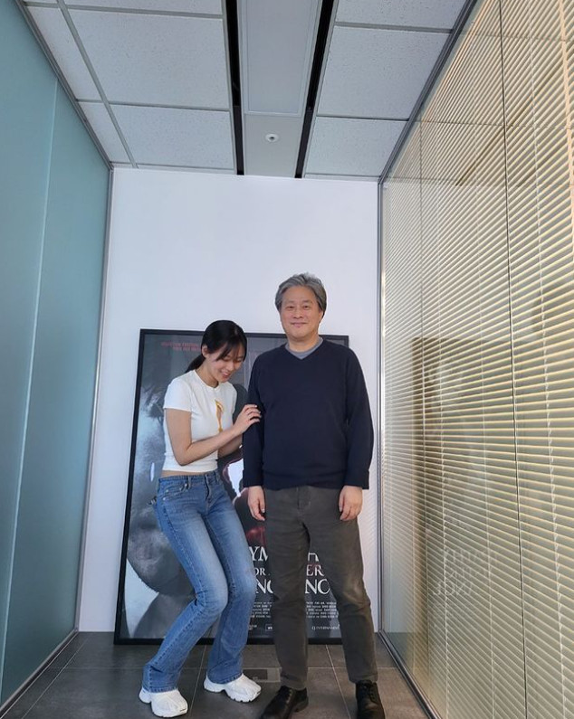 ▲ 비비(왼쪽), 박찬욱 감독. 출처ㅣ비비 인스타그램