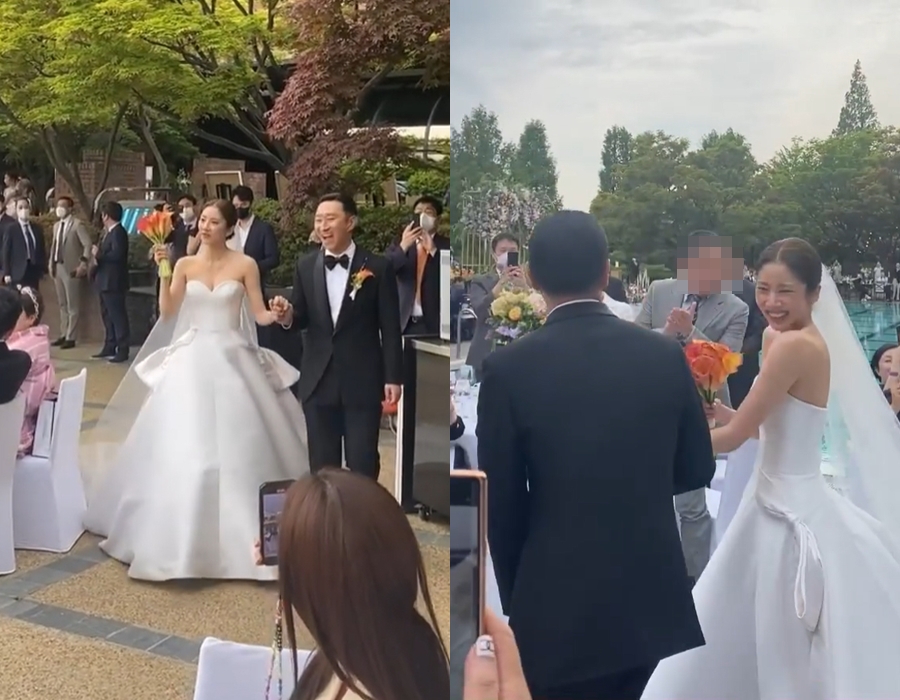 ▲ 손담비 이규혁 결혼식. 출처|김우리 인스타그램 캡처