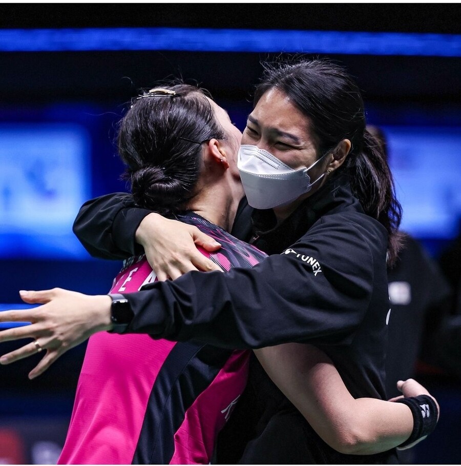 ▲ 한국 여자 배드민턴 대표팀의 성지현 단식 코치 ⓒBWF 인스타그램