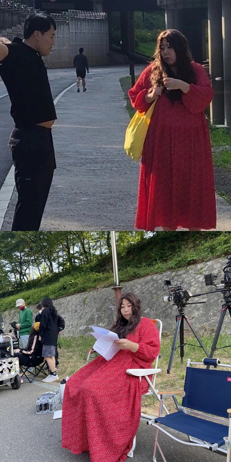"선처 부탁드립니다" 신기루, 빨간 원피스 입고 한지민에 사과한 이유