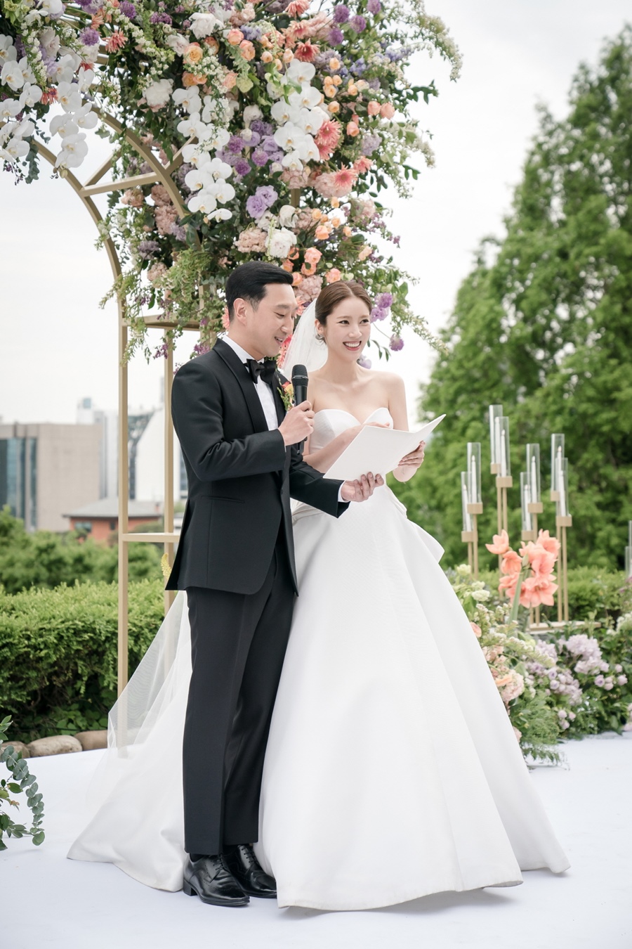 ▲ 손담비 이규혁 본식. 출처ㅣH&엔터테인먼트