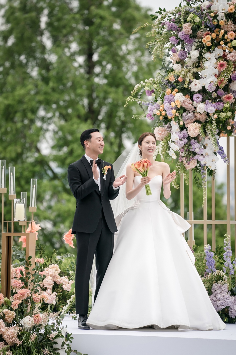 ▲ 손담비 이규혁 본식. 출처ㅣH&엔터테인먼트