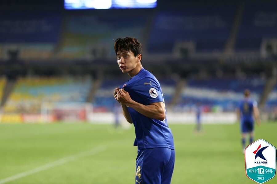 ▲ 전진우(수원삼성) ⓒ한국프로축구연맹