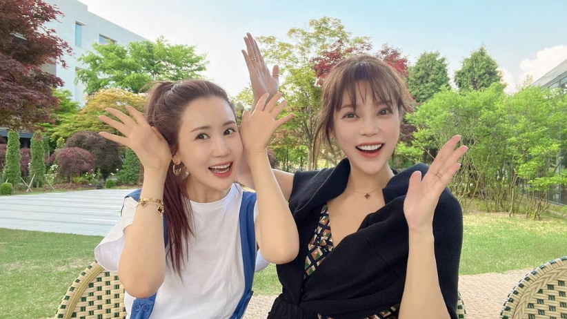 ▲ 배우 이다해(왼쪽)와 박시연. 출처| 박시연 인스타그램