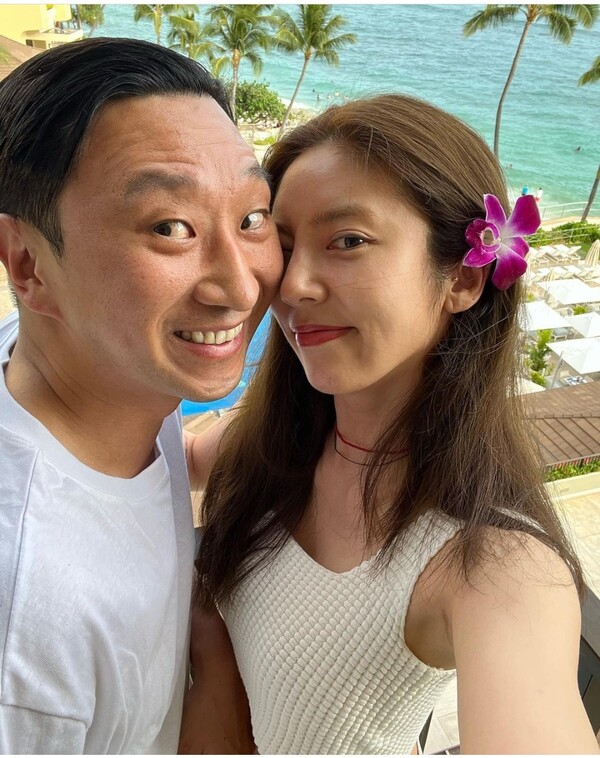 손담비♥이규혁, 하와이 신혼여행에서 깨가 쏟아지네…세계최강 닭살커플 등극