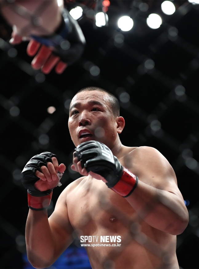 ▲ 박준용이 UFC 4번째 승리를 차지했다. ⓒ 스포티비뉴스 DB