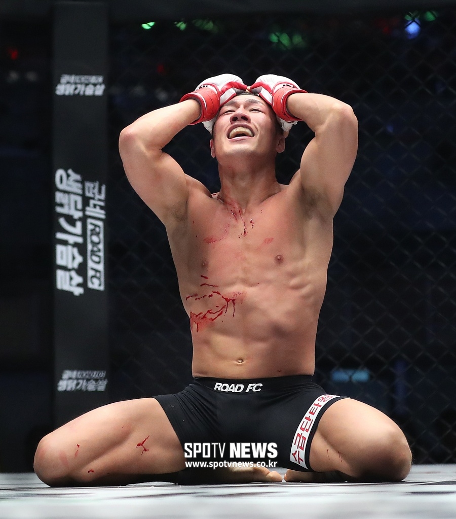 ▲ 로드FC 밴텀급 챔피언 출신 김민우도 로드 투 UFC에 출전한다.