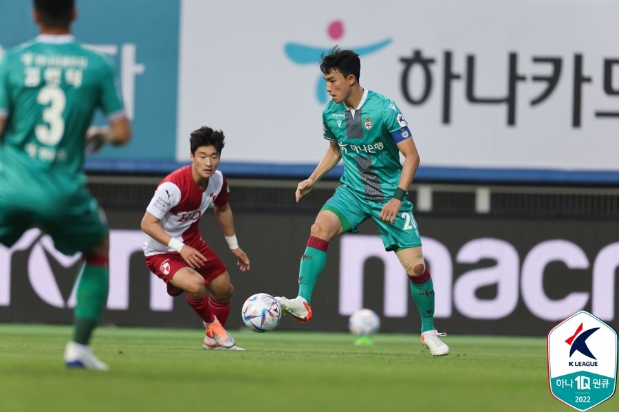 ▲ 조유민(대전하나시티즌) ⓒ한국프로축구연맹
