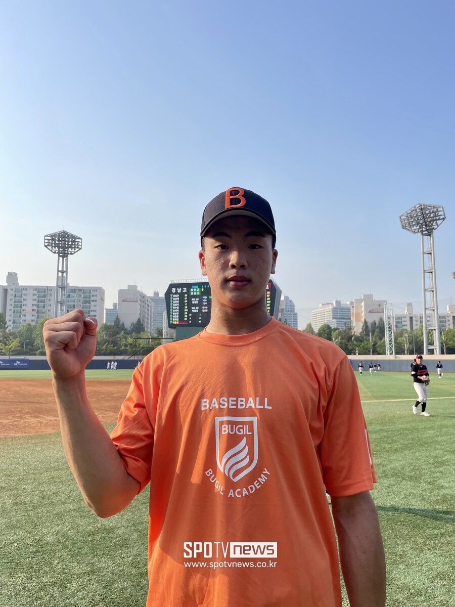 ▲북일고 투수 최준호. ⓒ목동, 최민우 기자