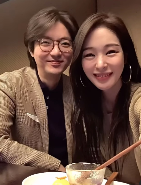 ▲ 코미디언 김태현(왼쪽)과 미자. 출처| 미자 인스타그램