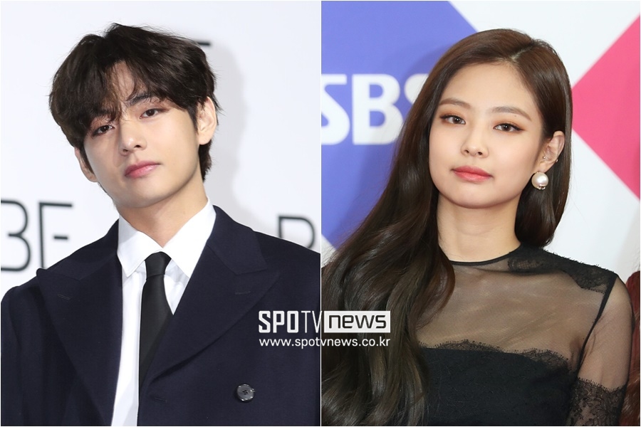 ▲ 방탄소년단 뷔(왼쪽), 블랙핑크 제니.  ⓒ곽혜미 기자
