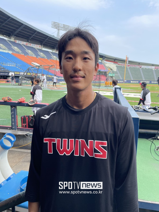 ▲LG 트윈스 송찬의. ⓒ잠실, 최민우 기자