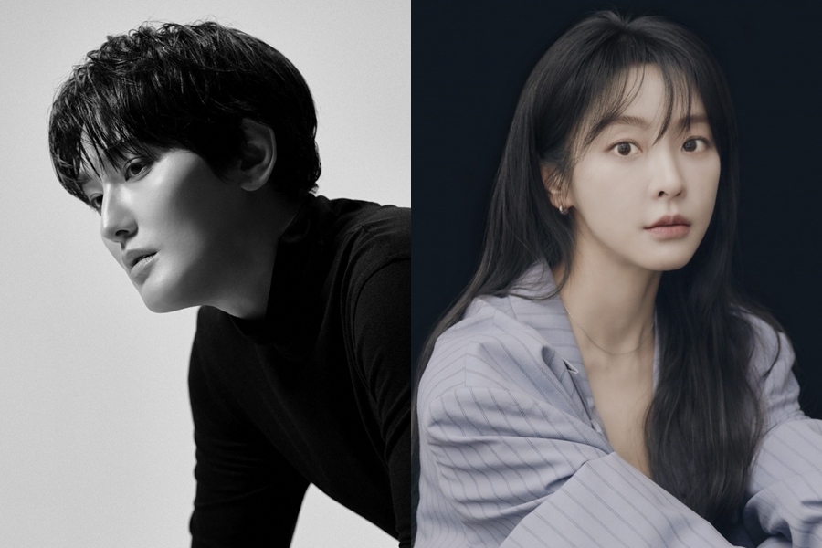 ▲ 강타(왼쪽) 정유미. 제공|SM엔터테인먼트, 미스틱스토리