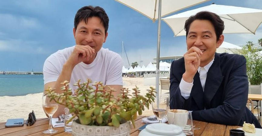 ▲ 배우 정우성, 이정재. 출처| 정우성 인스타그램