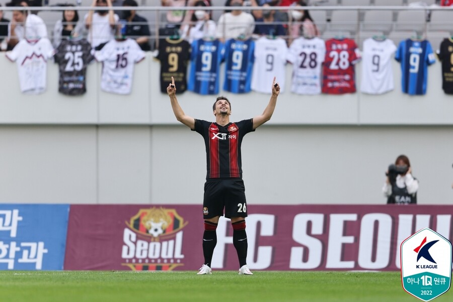 ▲ FC서울이 팔로세비치와 이상민의 골로 조규성이 골맛을 본 김천 상무에 2-1 승리를 거뒀다. ⓒ한국프로축구연맹