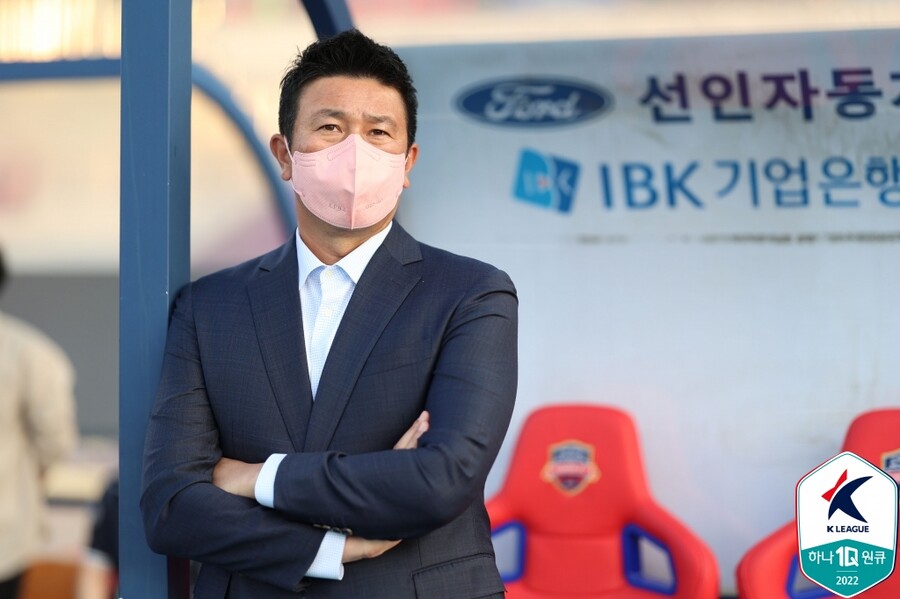 ▲ 김도균 수원FC 감독. ⓒ한국프로축구연맹