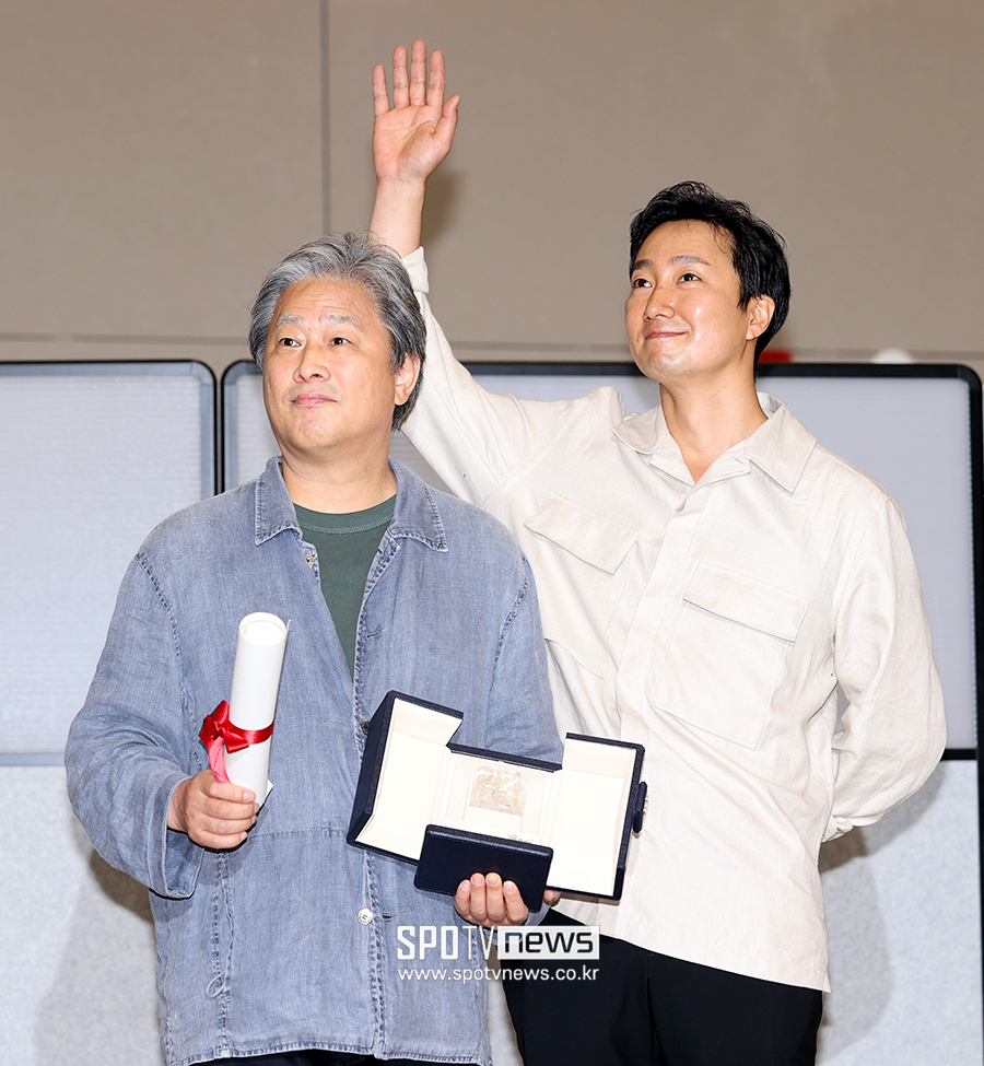 ▲ 박찬욱 감독 박해일 ⓒ곽혜미 기자