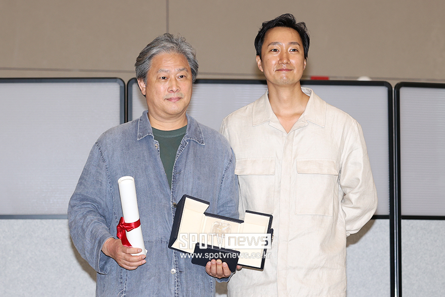 ▲ 박찬욱 감독 박해일 ⓒ곽혜미 기자