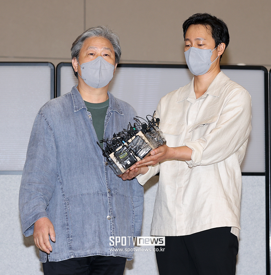 ▲ 박찬욱 감독 박해일 ⓒ곽혜미 기자