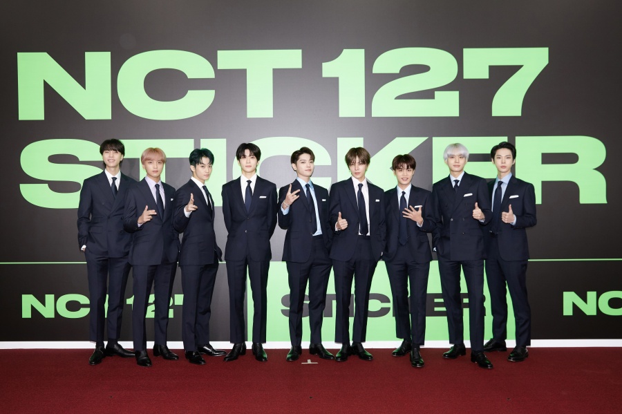 ▲ NCT 127 쟈니, 해찬, 마크, 재현, 태용, 유타, 태일, 정우, 도영(왼쪽부터). 제공lSM엔터테인먼트