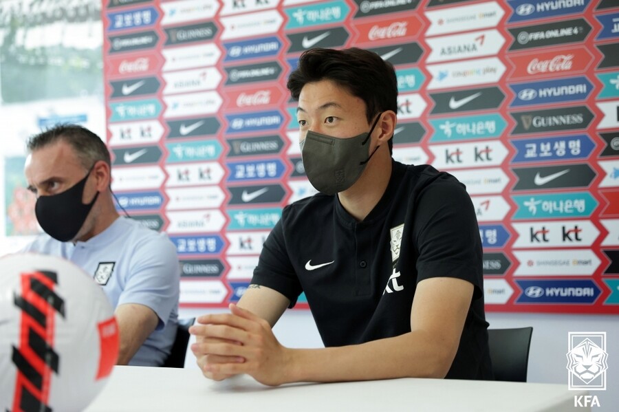 ▲ 대한민국 국가대표팀 공격수 황의조. ⓒ대한축구협회