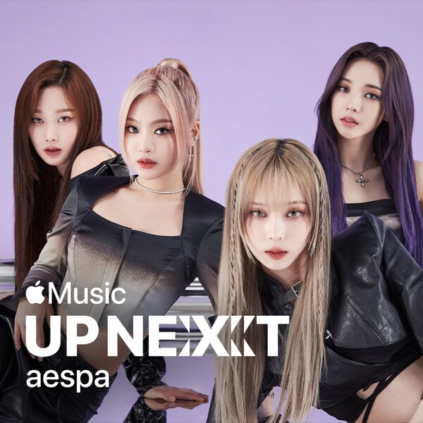 ▲ 애플뮤직 '업 넥스트' 6월의 아티스트로 선정된 에스파. 제공|SM엔터테인먼트