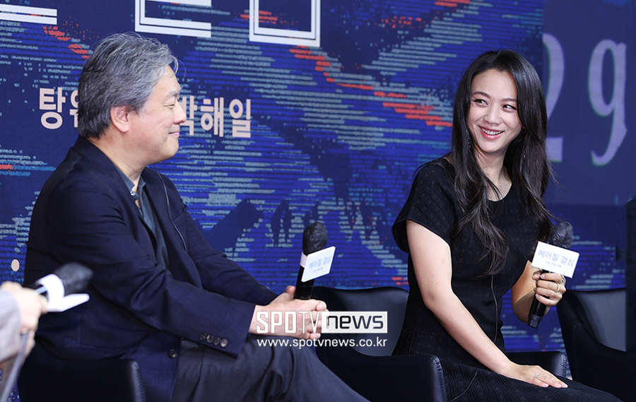 ▲ 박찬욱 감독 탕웨이 ⓒ곽혜미 기자