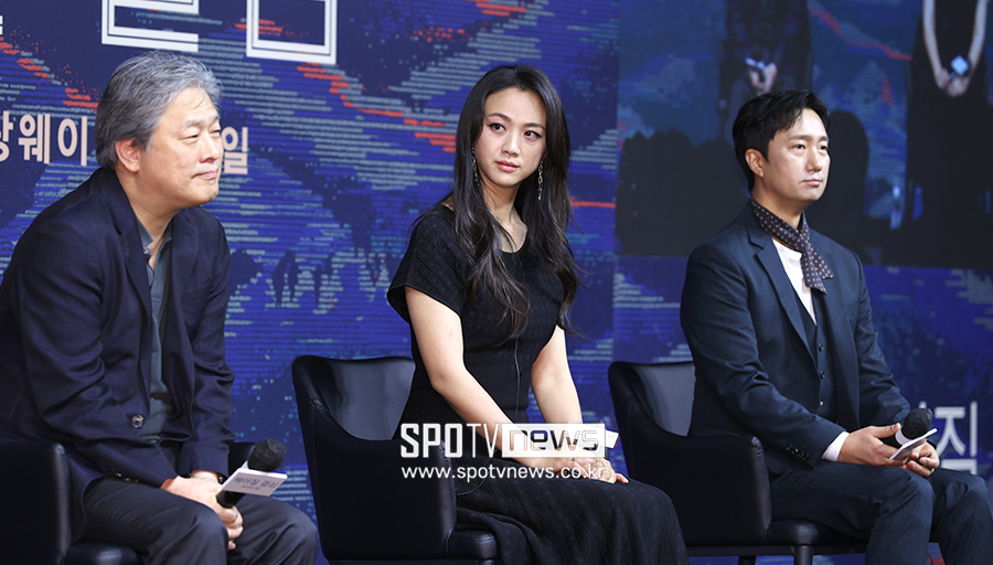 ▲ 박찬욱 감독 탕웨이 박해일 ⓒ곽혜미 기자
