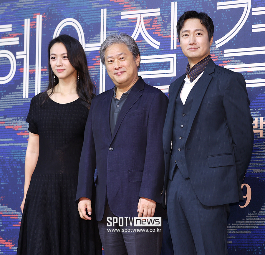 ▲ 탕웨이 박찬욱 감독 박해일 ⓒ곽혜미 기자