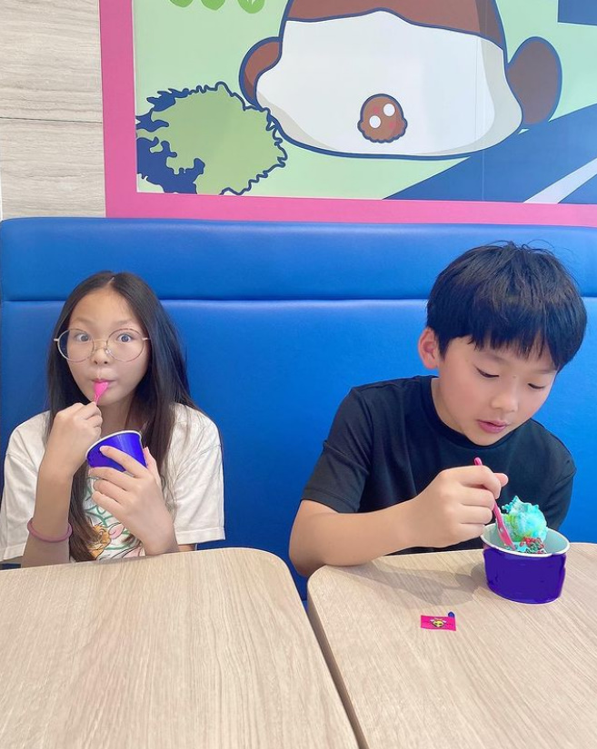 ▲ 추사랑(왼쪽)과 유토. 출처| 추사랑 인스타그램