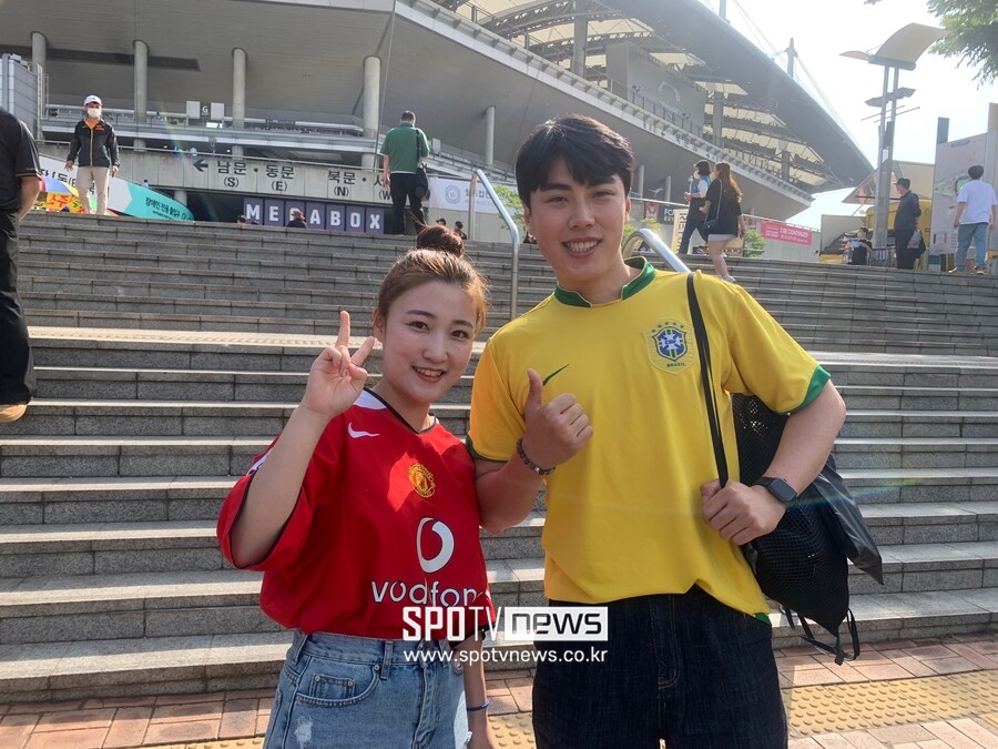 ▲ 주미소(28)와 전지훈(29)씨.