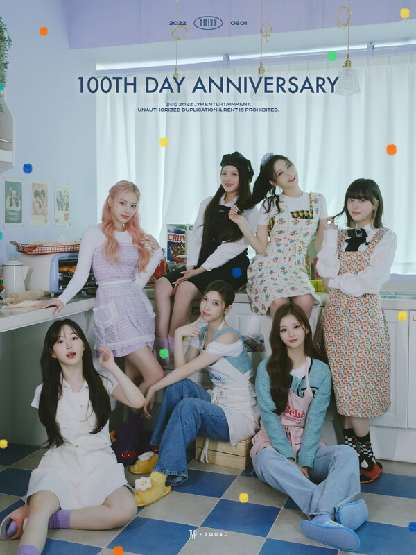 ▲ 엔믹스가 활동 100일을 맞았다. 제공|JYP엔터테인먼트