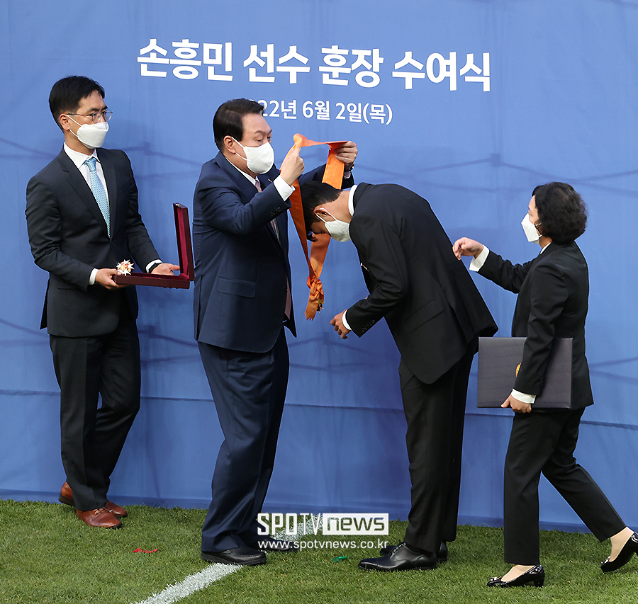 ▲ 윤석열 대통령 손흥민 ⓒ곽혜미 기자