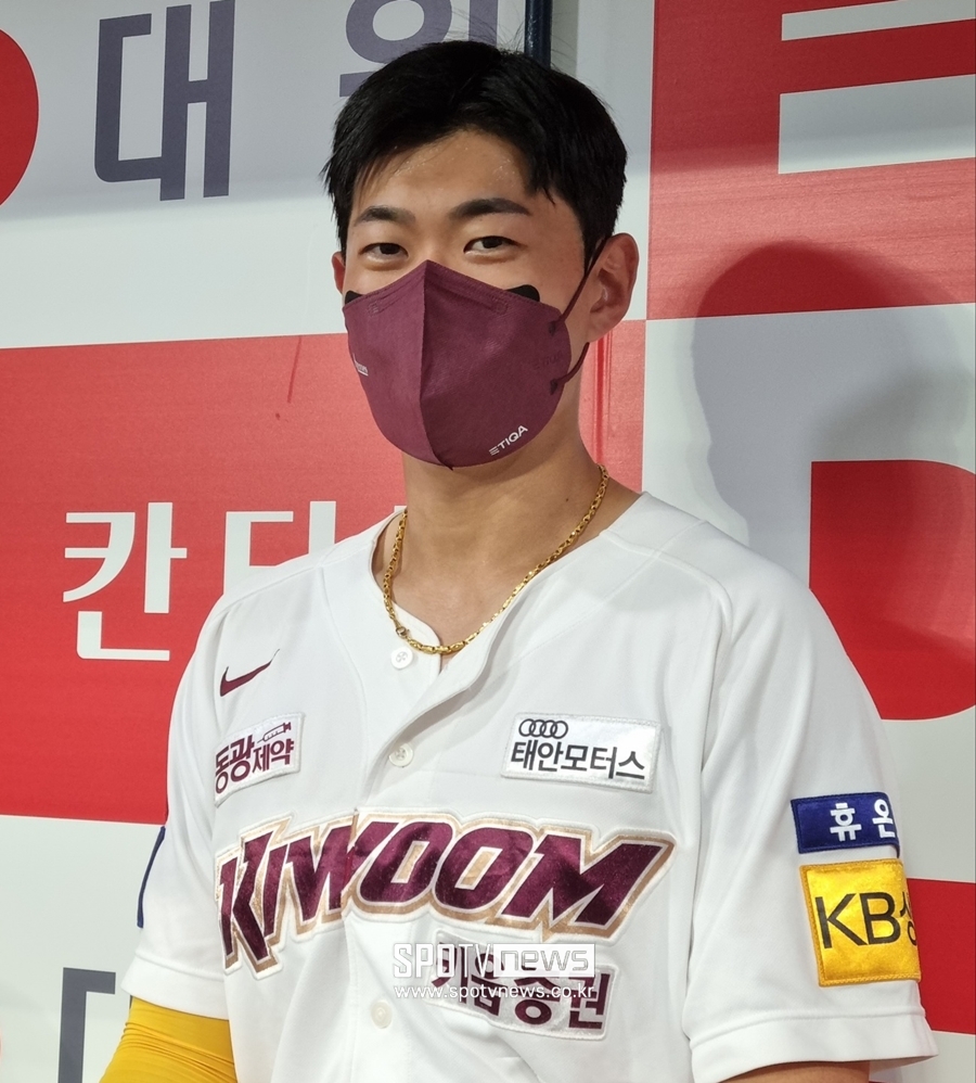 ▲ 키움 히어로즈 내야수 송성문.ⓒ고척, 박정현 기자