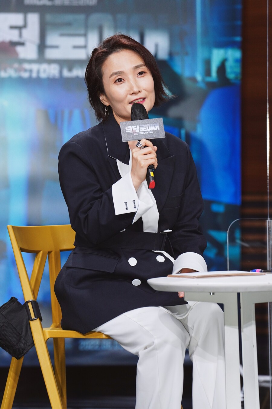 ▲ 드라마 '닥터 로이어' 제작발표회 진행을 맡은 방송인 박경림. 제공| MBC