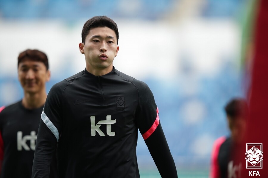 ▲ 황의조를 대신해 나설 것으로 예상되는 조규성의 골 결정력도 볼거리다. ⓒ대한축구협회