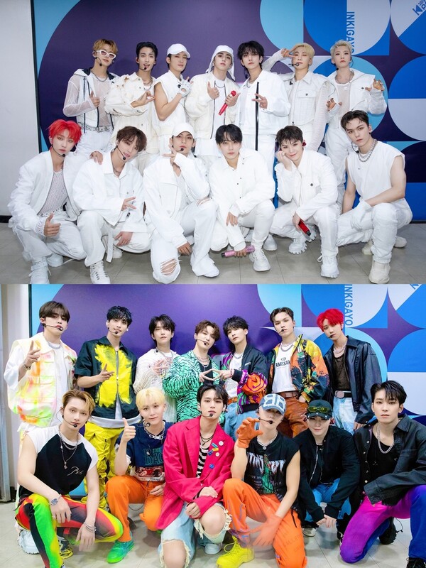 ▲ 5일 '인가가요'를 끝으로 4집 '페이스 더 선' 활동을 마친 세븐틴. 제공|플레디스 엔터테인먼트