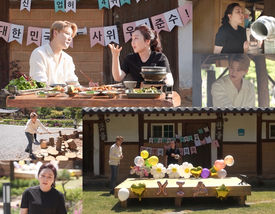 김준수, '20년 찐팬' 김나운과 아찔 만남…과거 폭로에 '녹다운'(신랑수업)