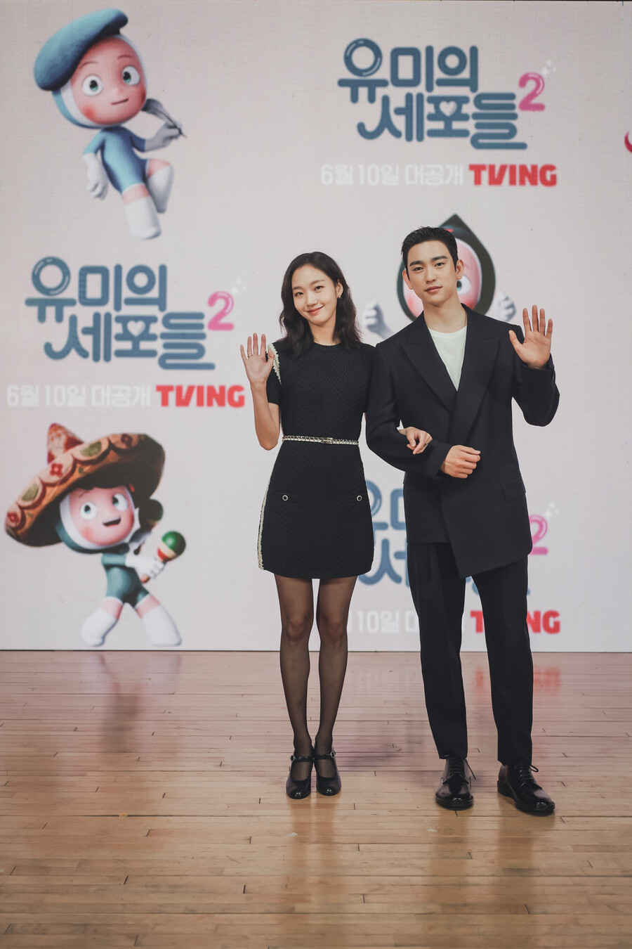 ▲ 티빙 오리지널 '유미의 세포들2' 배우 김고은, 박진영. 제공| 티빙